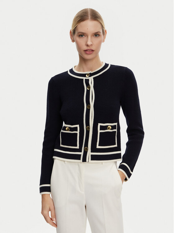 Luisa Spagnoli Luisa Spagnoli Kardigan Macori 58615 Černá Slim Fit