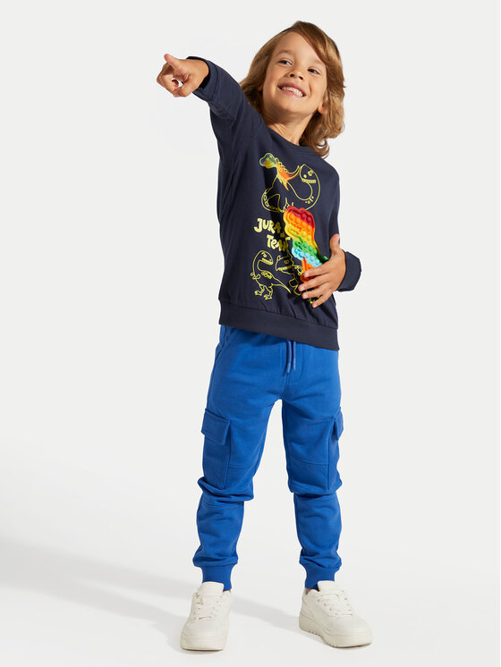 Coccodrillo Coccodrillo Bluse ZC4143104DBK Dunkelblau Regular Fit