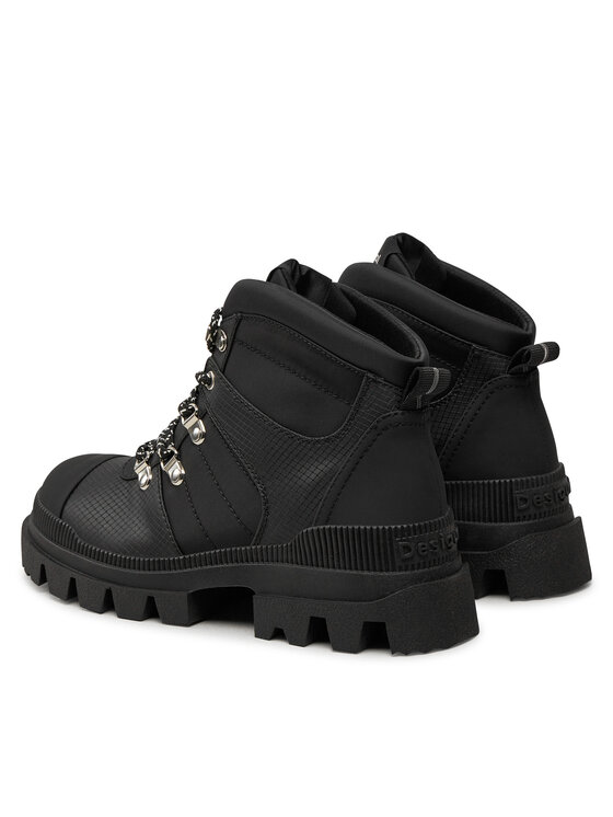 Desigual Desigual Schnürstiefeletten 24WSTY02 Schwarz