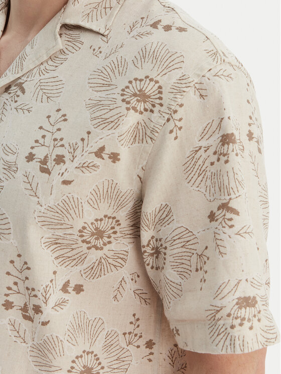 Guess Guess Košile M6GH29 W1718 Béžová Regular Fit
