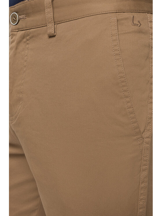Lancerto Lancerto Spodnie materiałowe Nelson SP082123000010 Beżowy Slim Fit