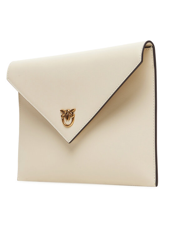PINKO PINKO Torebka Flat Purse Handle AI 25-26 PCPL104820 A0F1 Écru