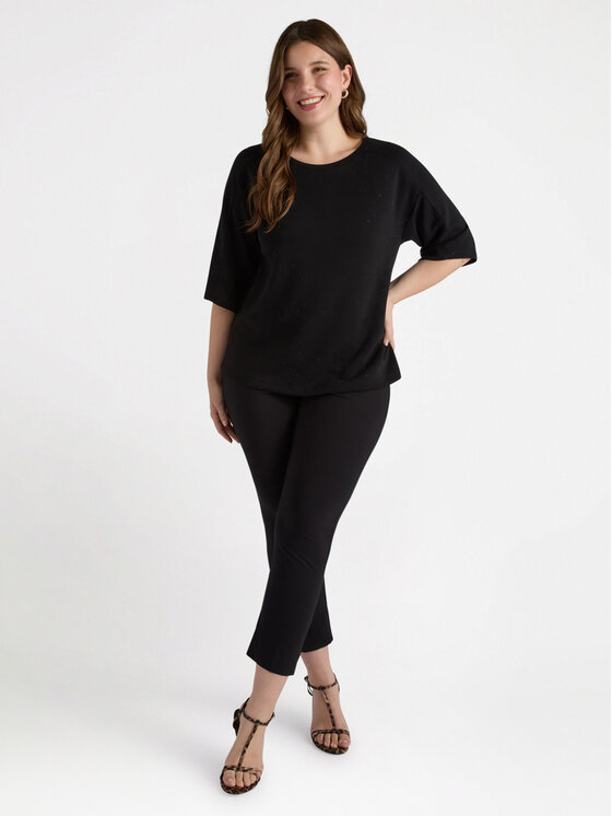 Fiorella Rubino Fiorella Rubino Pantaloni di tessuto P144L002122N033 Nero Skin Fit