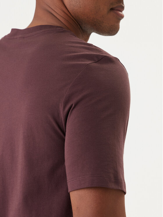 HUGO HUGO T-Shirt Dero222 50466158 Brązowy Regular Fit