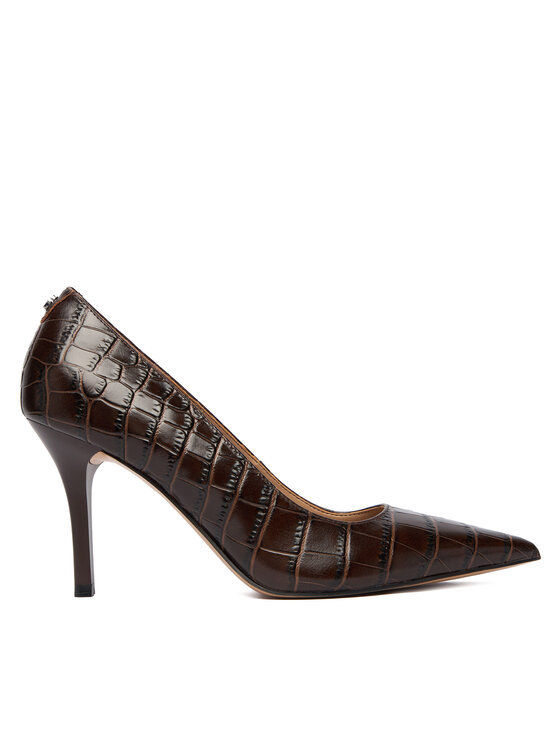 Guess Guess Pantofi cu toc subțire FLFPRN LEP08 Maro