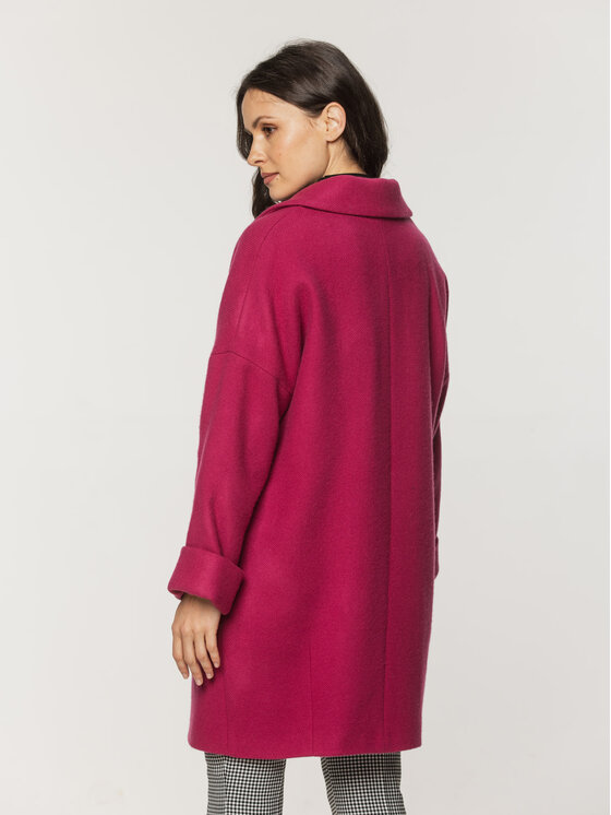 Willsoor Willsoor Płaszcz przejściowy 67834 Różowy Loose Fit
