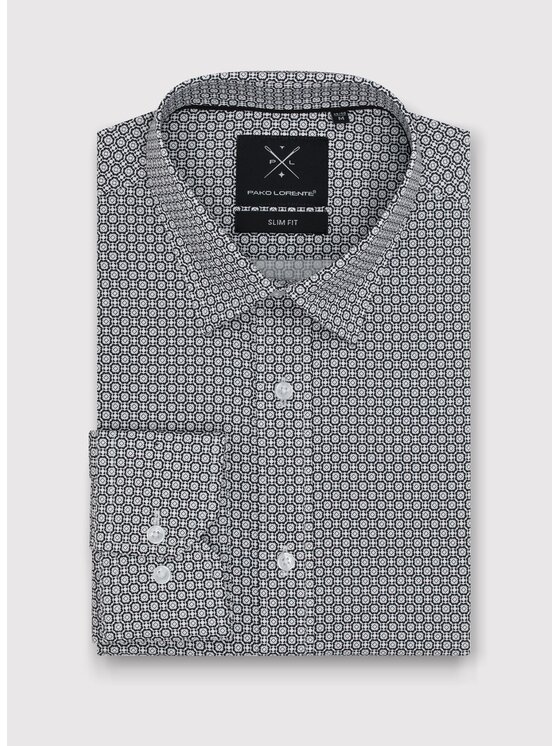 Pako Lorente Pako Lorente Koszula P24WN-1X-006 Biały Slim Fit
