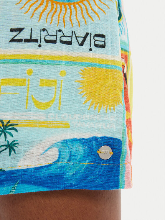 Roxy Roxy Letné šaty Atlas Playa Blanca ERJWD03860 Farebná Regular Fit