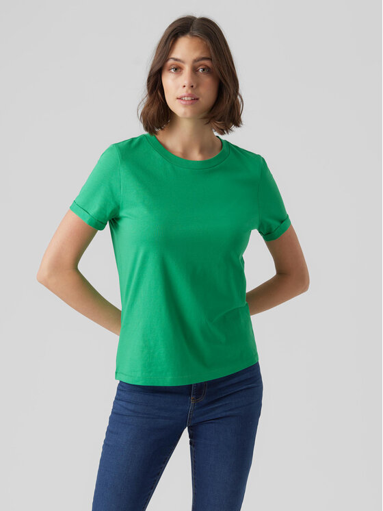 Vero Moda Vero Moda T-särk 10243889 Roheline Regular Fit