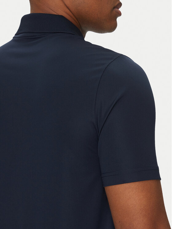 Lacoste Lacoste Тениска с яка и копчета DH2341 Тъмносин Regular Fit