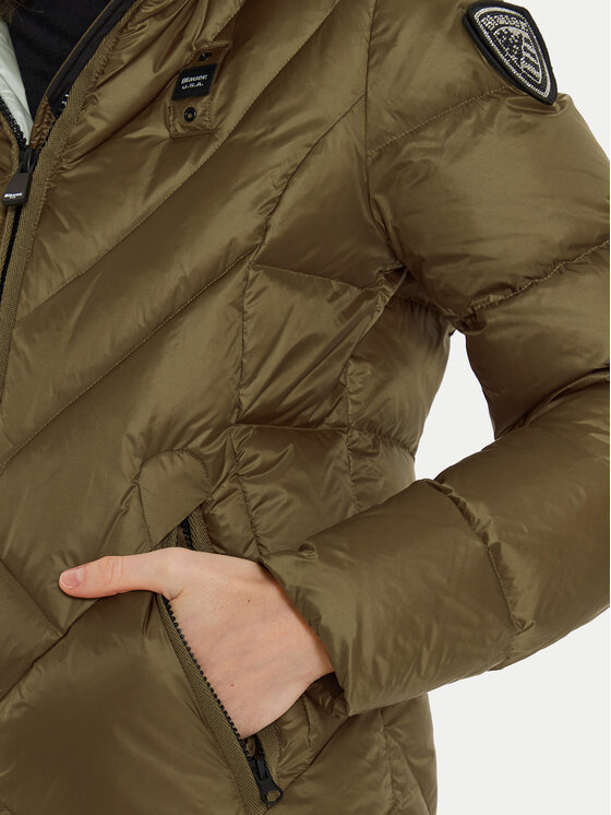 Blauer Blauer Pernata jakna 24WBLDC03051 Smeđa Regular Fit