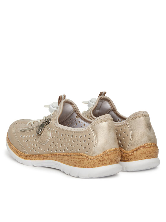 Rieker Rieker Sneakersy N42P6-62 Beżowy