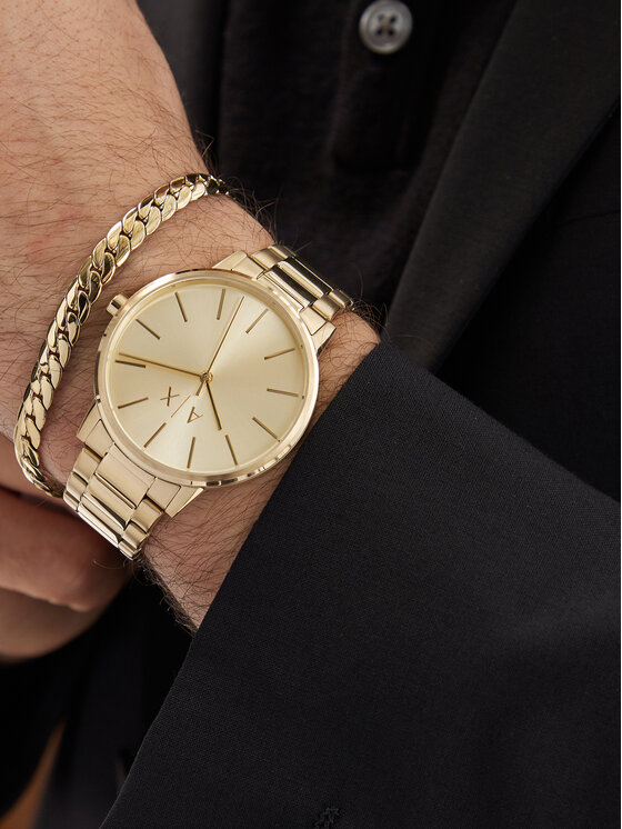 Armani Exchange Armani Exchange Zegarek AX7144SET Złoty