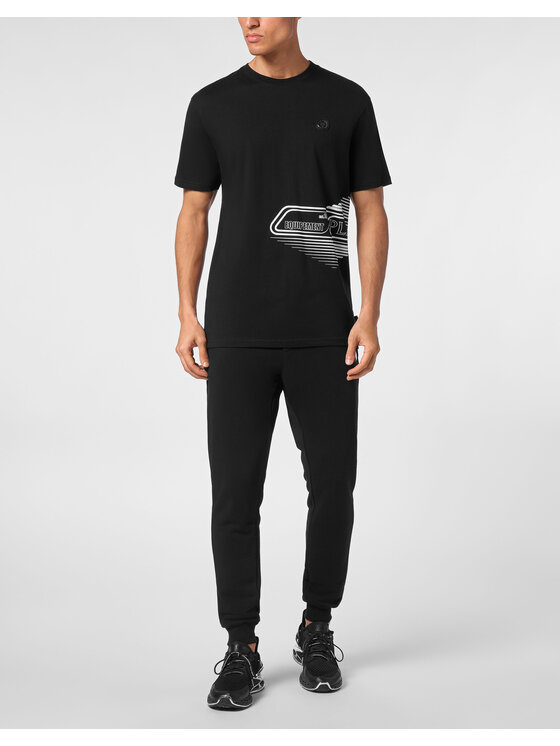 Plein Sport Plein Sport T-Shirt 19537 Czarny Regular Fit