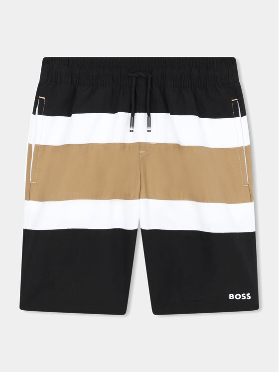 BOSS Boss Szorty kąpielowe J50664 D Czarny Regular Fit