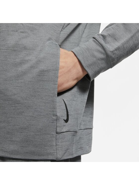 Nike Nike Felpa Yoga Dri-FIT Grigio Regular Fit
