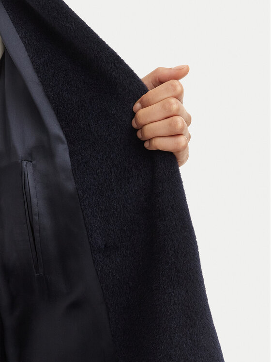 Marella Marella Μάλλινο παλτό Edita 2623086141 Σκούρο μπλε Regular Fit