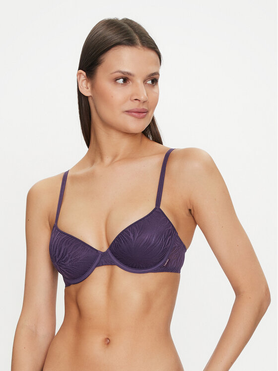Calvin Klein Underwear Calvin Klein Underwear Podprsenka s kosticemi 000QF6875E Fialová