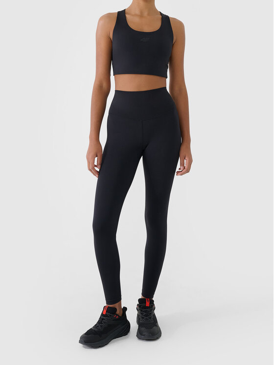 4F 4F Legginsy 4FWAW26TFTIF487-20S Czarny Active Fit