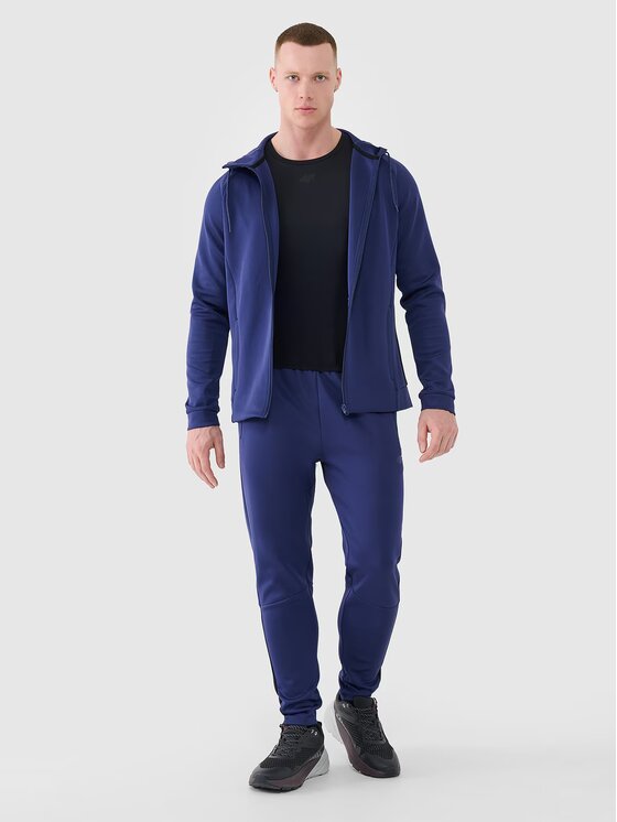 4F 4F Felpa tecnica 4FWSS25TFSWM513-30S Blu Regular Fit