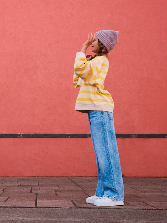 Roxy Roxy Traperice Milla ERGDP03080 Plava Wide Leg