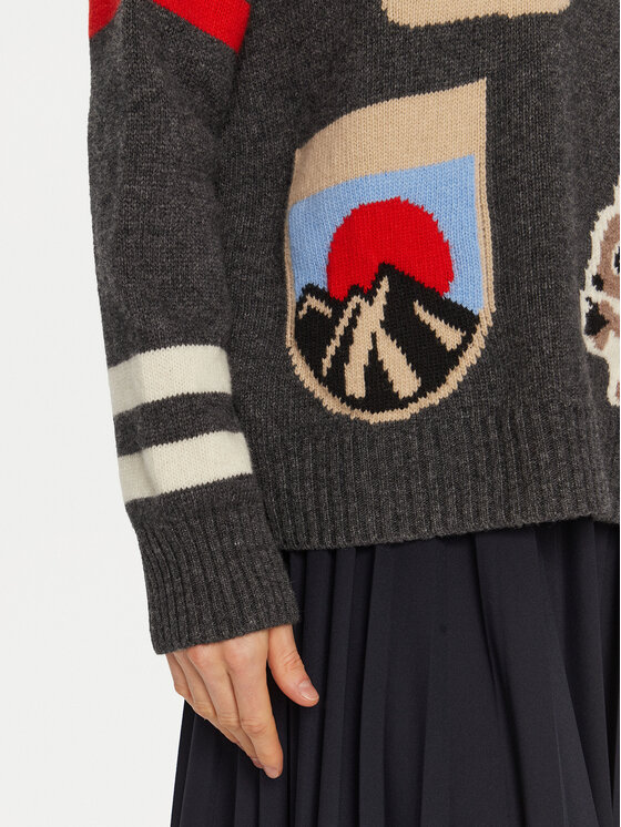 Weekend Max Mara Weekend Max Mara Džemper Talamo 2425366212 Siva Relaxed Fit