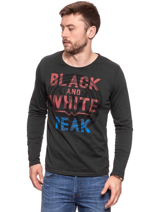 Wrangler Wrangler T-shirt PEAK TEE Nero Regular Fit