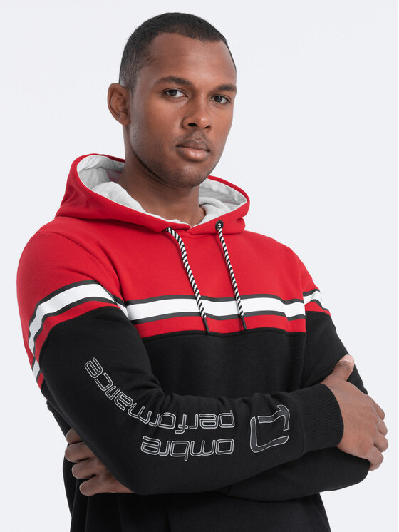Ombre Ombre Mikina OM-SSNZ-22FW-014 Černá Regular Fit