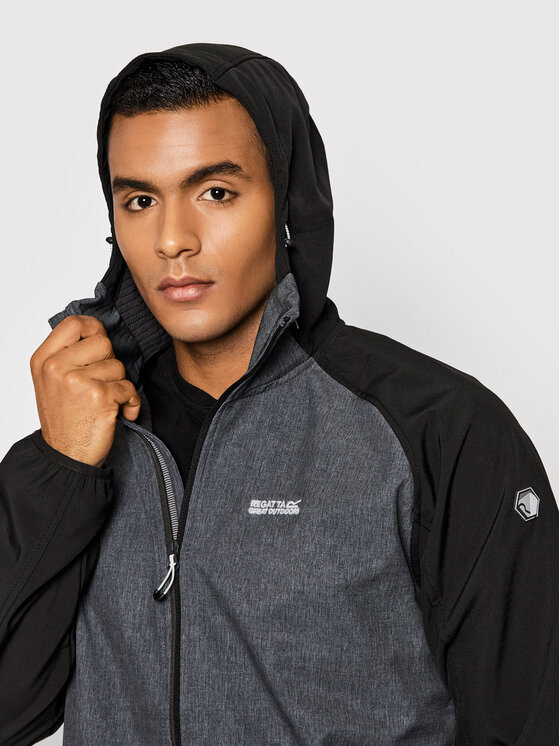 Regatta Regatta Kurtka softshell Arec III RML218 Szary Regular Fit