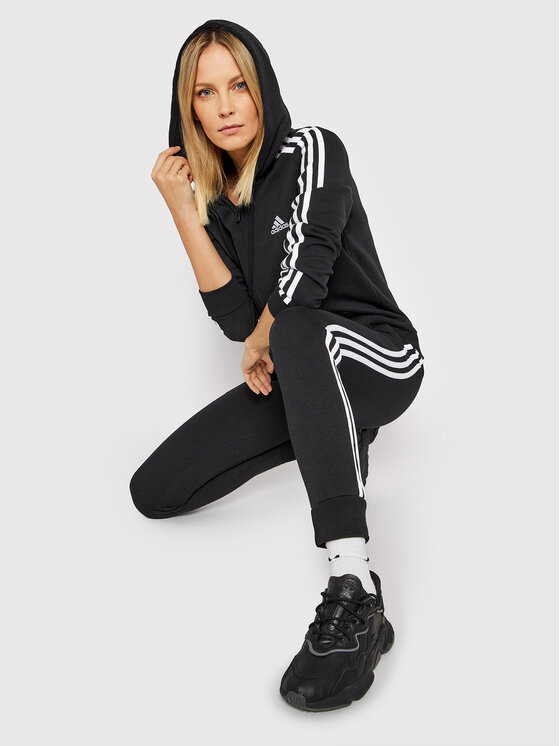 adidas Sportinės kelnės 3-Stripes GM8733 Juoda Slim Fit • Modivo.lt