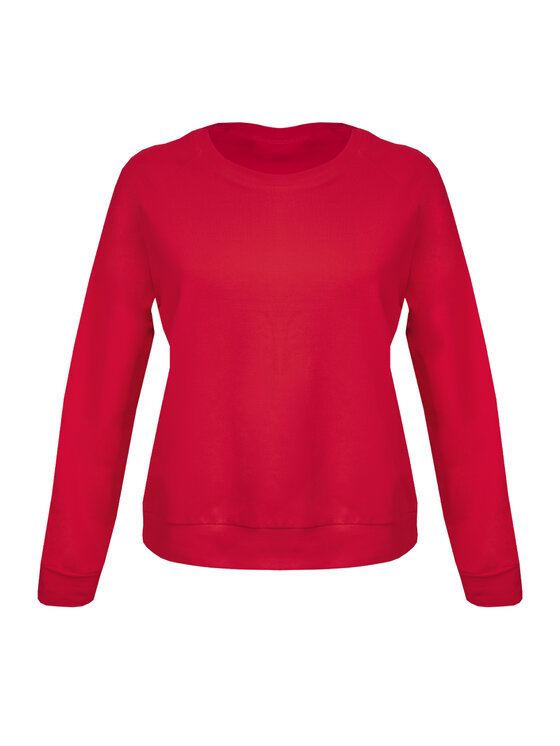 DKaren Sport DKaren Sport Bluza Wenezja Czerwony Slim Fit
