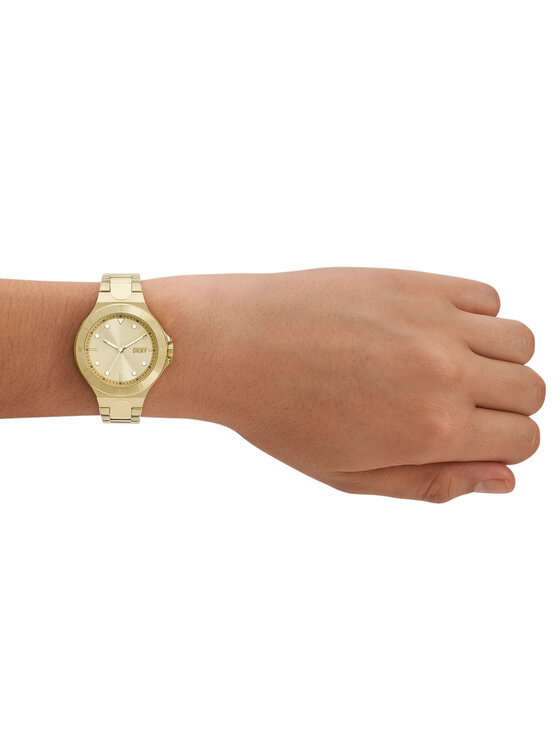 DKNY DKNY Zegarek Chambers NY6655 Złoty