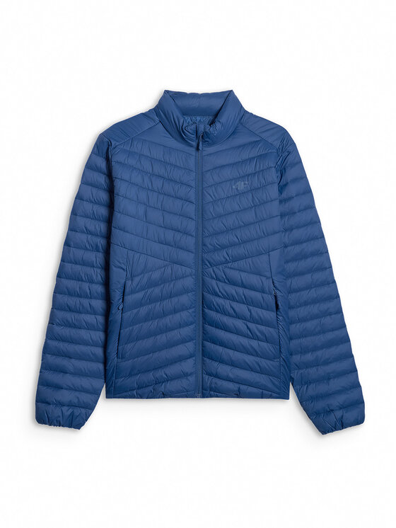 4F 4F Kurtka puchowa BASIC+ Granatowy Regular Fit