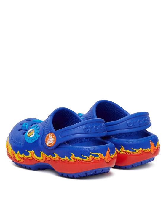 Crocs Crocs Šlepetės Toddler Classic IAM Dragon Lights Clog 212510 Mėlyna