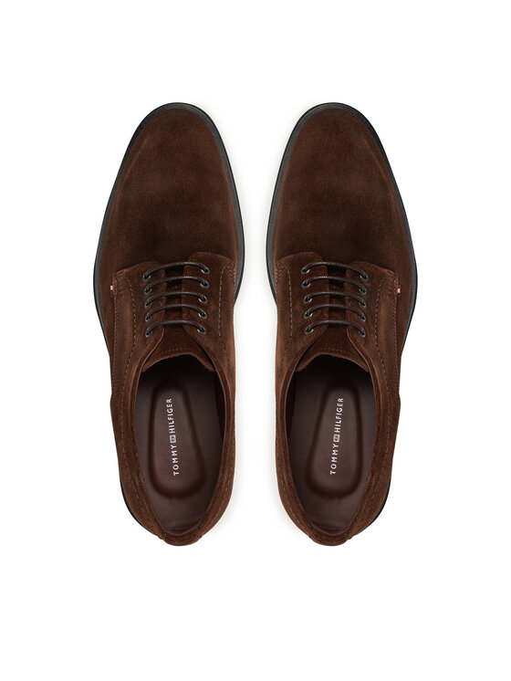 Tommy Hilfiger Tommy Hilfiger Pusbačiai Corporate Derby FM0FM05582 Ruda