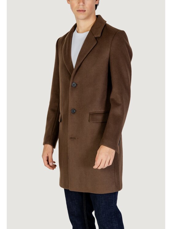 Antony Morato Antony Morato Παλτό RUSSEL Καφέ Regular Fit
