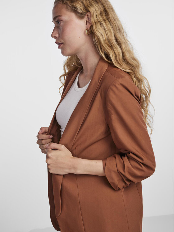 Pieces Pieces Suknjič Bosella 17090996 Rjava Regular Fit