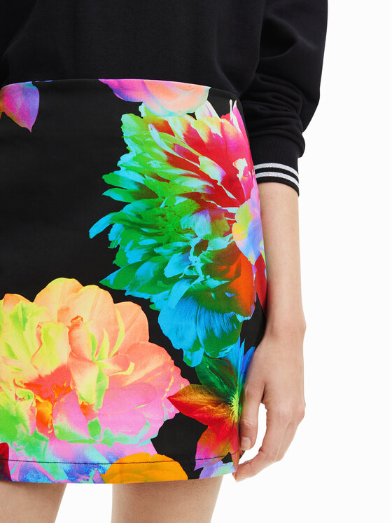Desigual Desigual Mini sukně 23SWFW09 Barevná Slim Fit