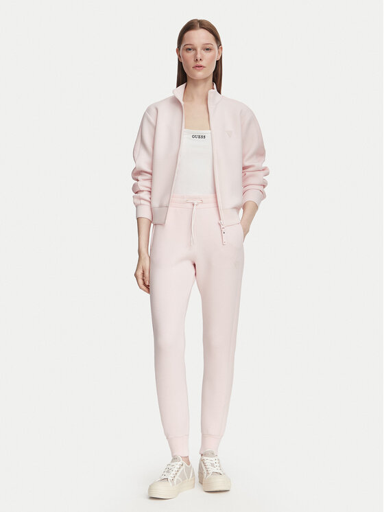 Guess Guess Спортивні штани V2YB18 K7UW2 Світло-рожевий Regular Fit