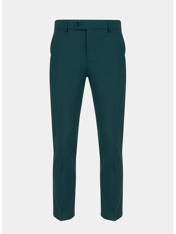Pako Lorente Pako Lorente Spodnie garniturowe P22SF-6G-017 Zielony Slim Fit