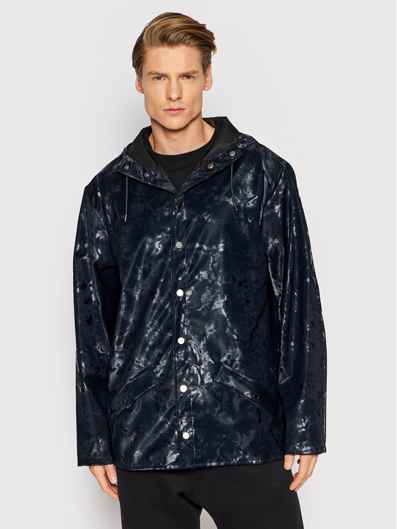 Rains Rains Větrovka Unisex 12010 Tmavomodrá Regular Fit