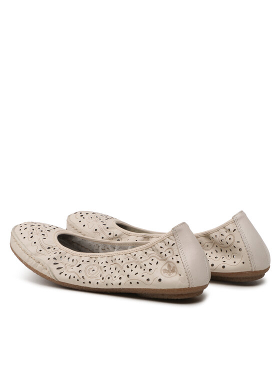 Rieker Rieker Ballerinas 41460-60 Beige