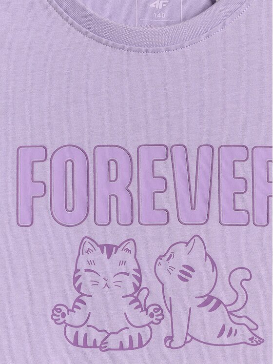 4F 4F T-Shirt 4FJRAW26TTSHF4240-52S Ροζ Regular Fit