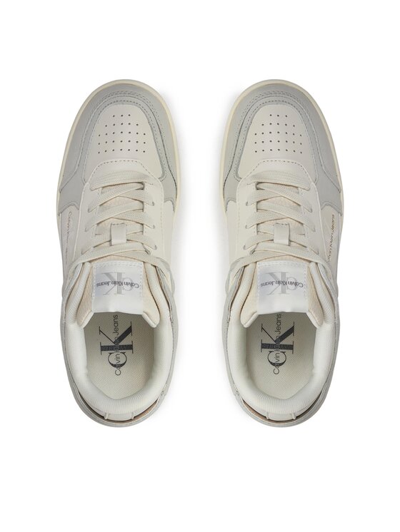 Calvin Klein Jeans Calvin Klein Jeans Sneakersy Basket Cupsole Low Mix Ml Fad YW0YW01301 Béžová