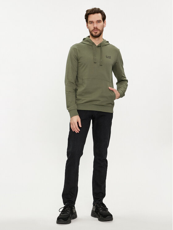 EA7 Emporio Armani EA7 Emporio Armani Felpa 8NPM04 PJ05Z 1846 Verde Regular Fit