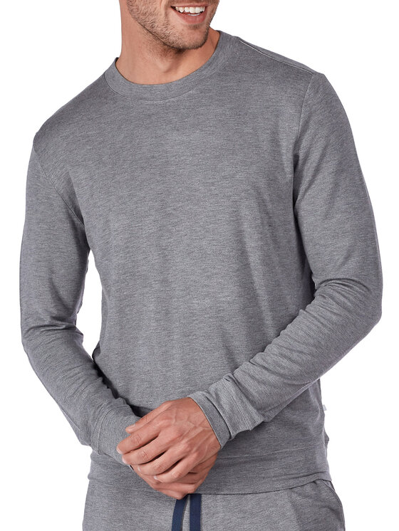 Huber Huber Bluza 117801 Szary Regular Fit