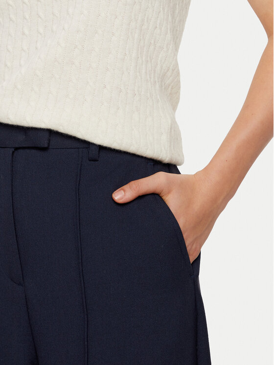 Tommy Hilfiger Tommy Hilfiger Hlače WW0WW43875 Tamnoplava Regular Fit
