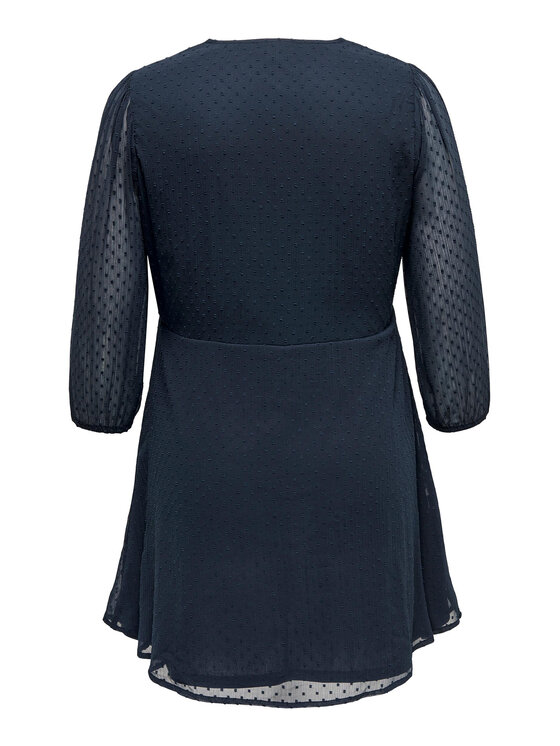 ONLY Carmakoma ONLY Carmakoma Každodenné šaty 15286751 Modrá Regular Fit
