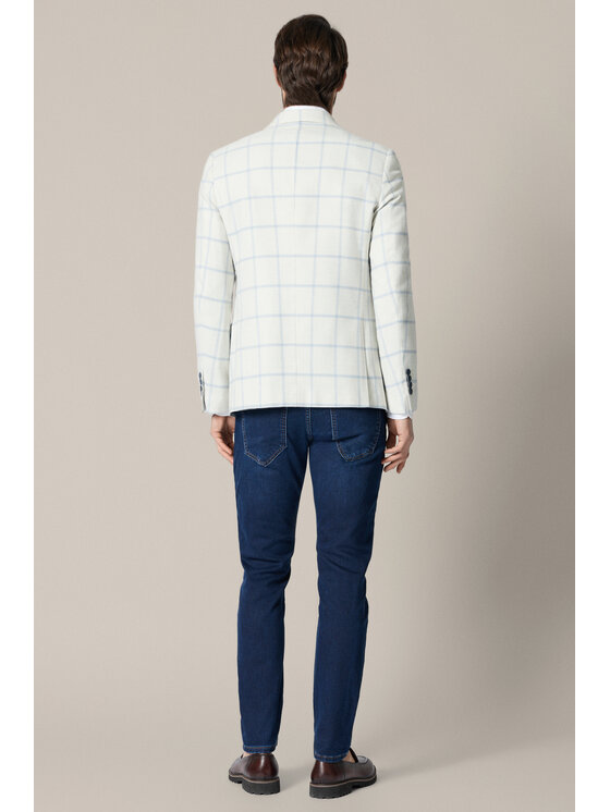 Lancerto Lancerto Marynarka Edolo MA131126000032 Beżowy Regular Fit