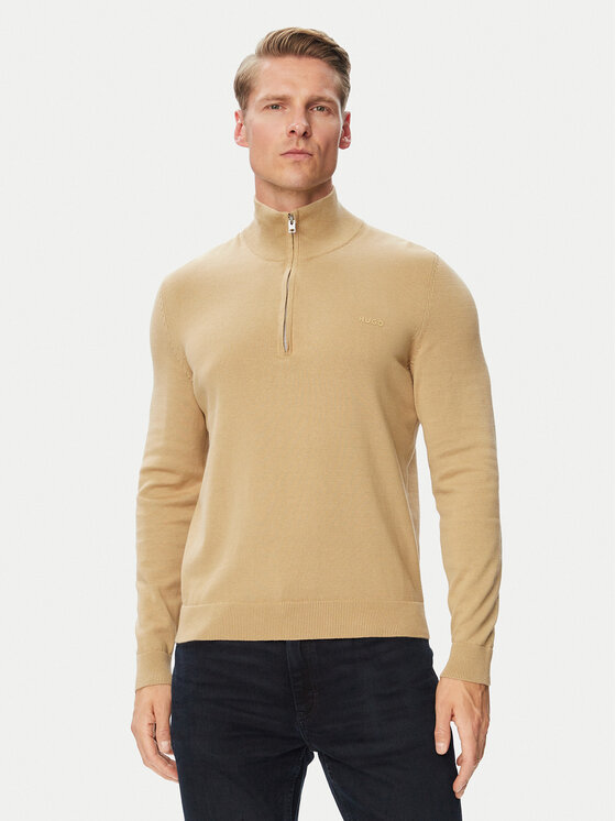 HUGO HUGO Kampsun San Quintus-C2 50574143 Beež Regular Fit